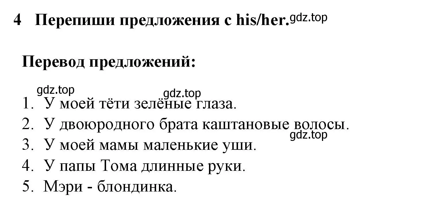 Решение номер 4 (страница 17) гдз по английскому языку 3 класс Смирнов, тетрадь-экзаменатор