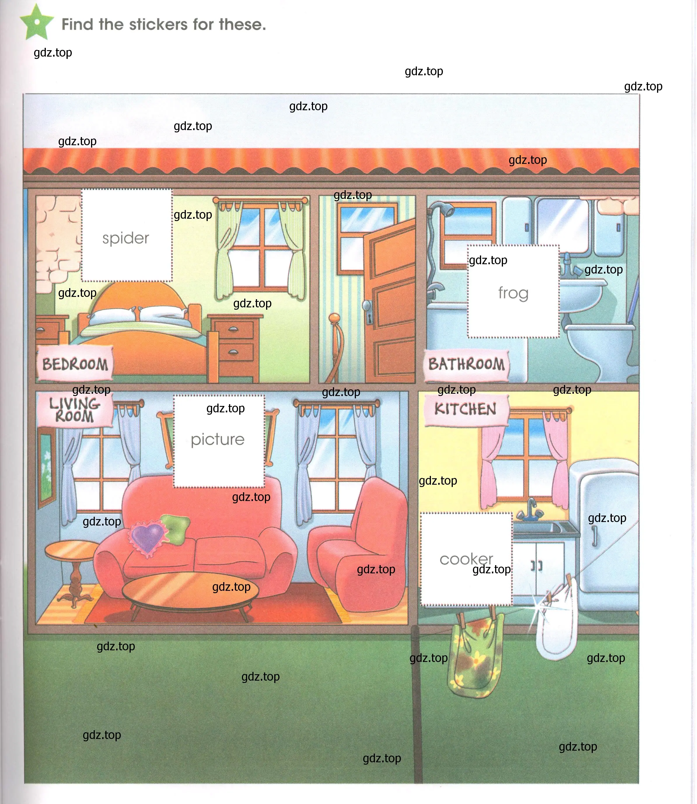 Условие  My house (страница 65) гдз по английскому языку 3 класс Баранова, Дули, рабочая тетрадь 2 часть