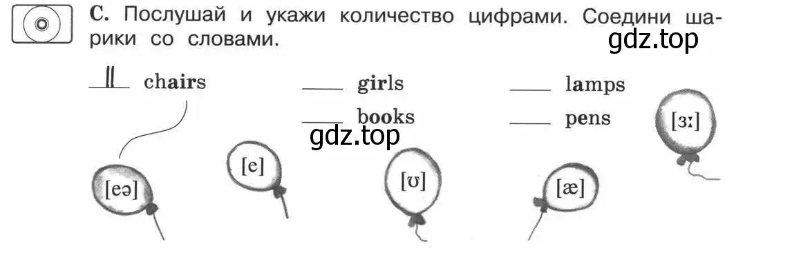 Условие номер C (страница 3) гдз по английскому языку 3 класс Вербицкая, Эббс, рабочая тетрадь