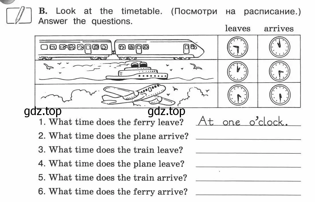 Условие номер B (страница 60) гдз по английскому языку 3 класс Вербицкая, Эббс, рабочая тетрадь