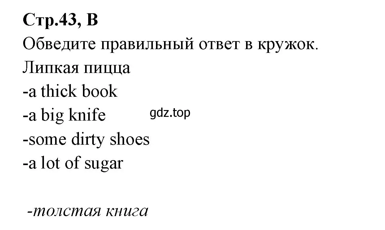 Решение номер B (страница 43) гдз по английскому языку 3 класс Вербицкая, Эббс, рабочая тетрадь