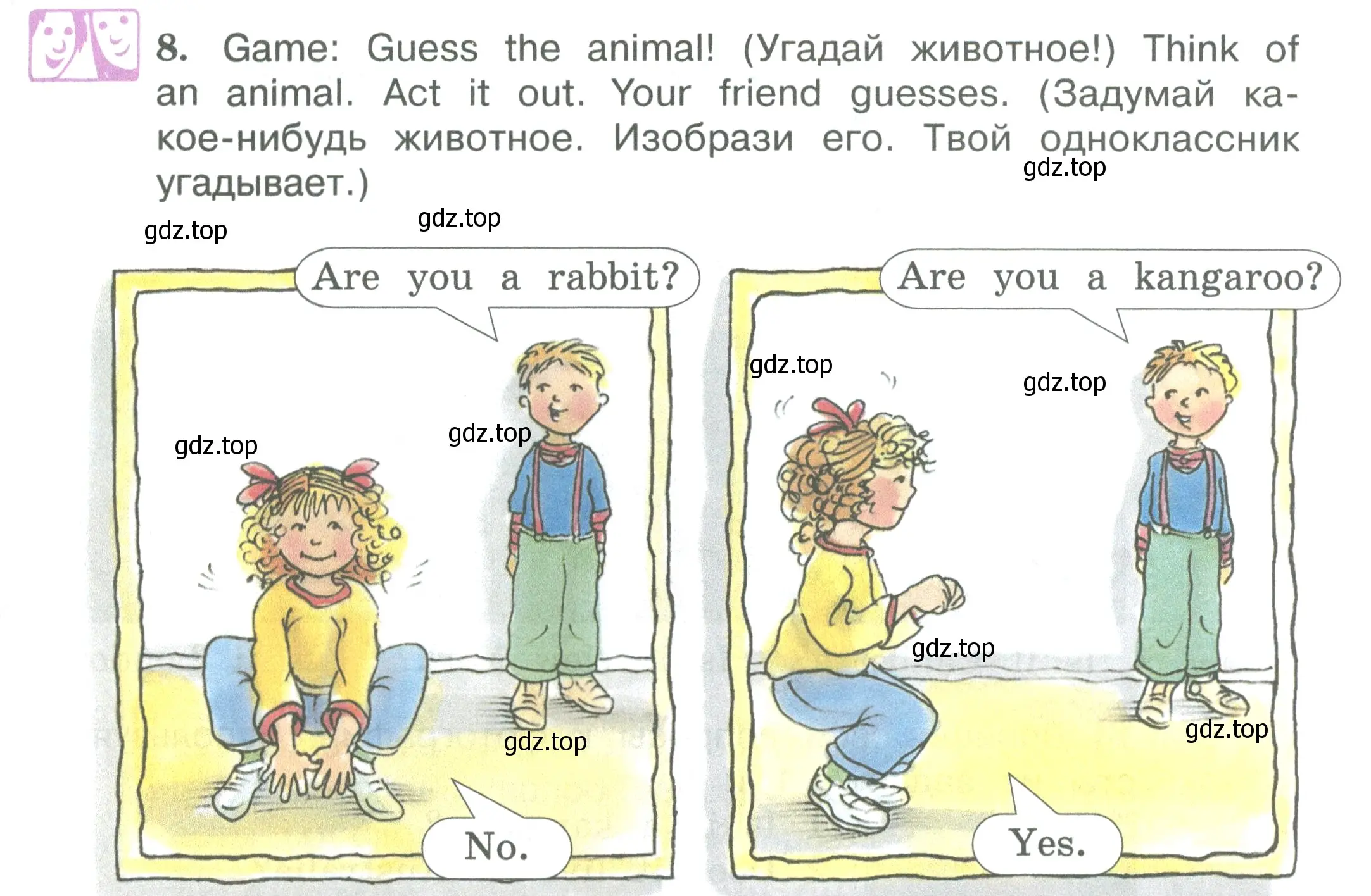 Условие номер 8 (страница 31) гдз по английскому языку 3 класс Вербицкая, Эббс, учебник 1 часть