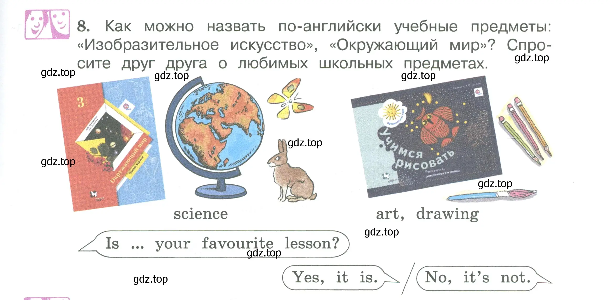 Условие номер 8 (страница 37) гдз по английскому языку 3 класс Вербицкая, Эббс, учебник 2 часть