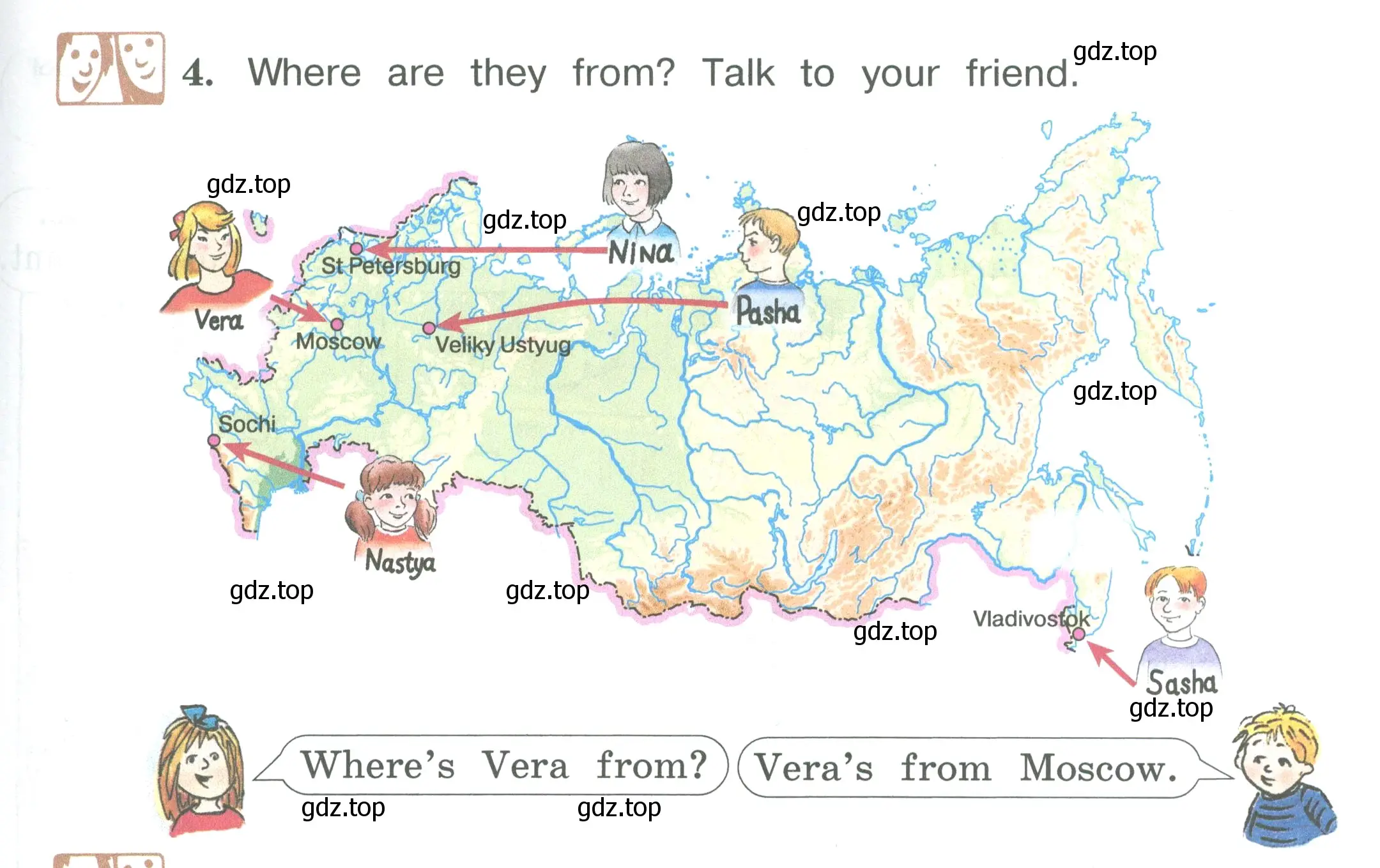 Условие номер 4 (страница 39) гдз по английскому языку 3 класс Вербицкая, Эббс, учебник 1 часть