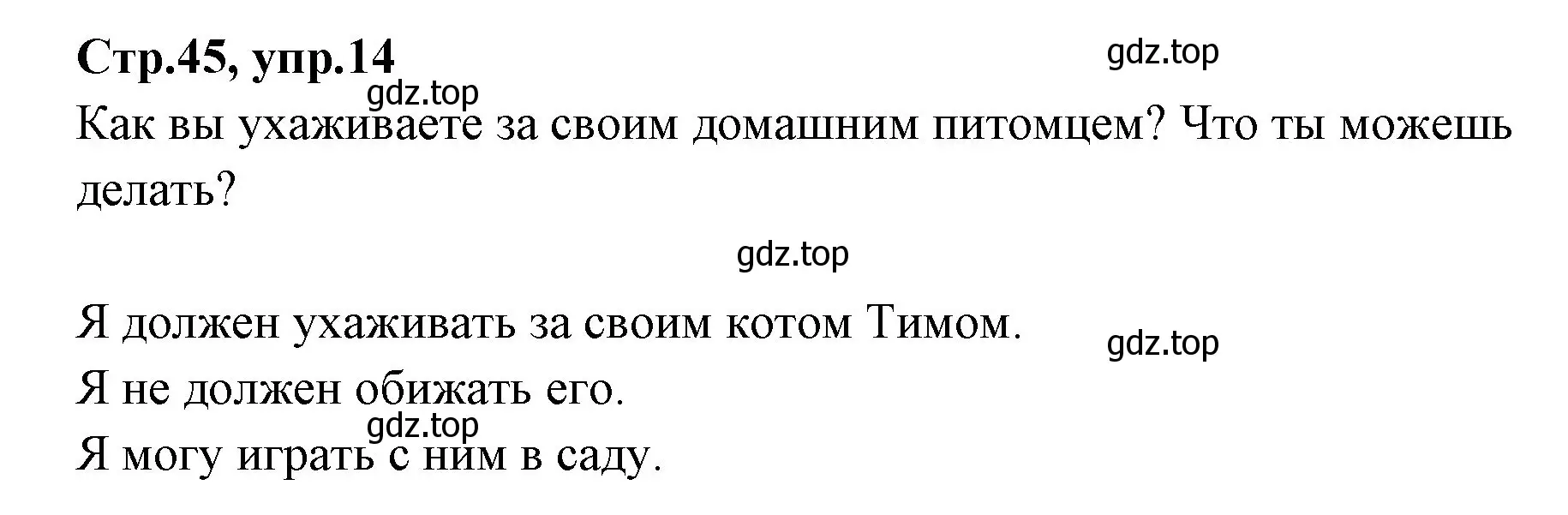 Решение номер 14 (страница 45) гдз по английскому языку 3 класс Вербицкая, Эббс, учебник 2 часть