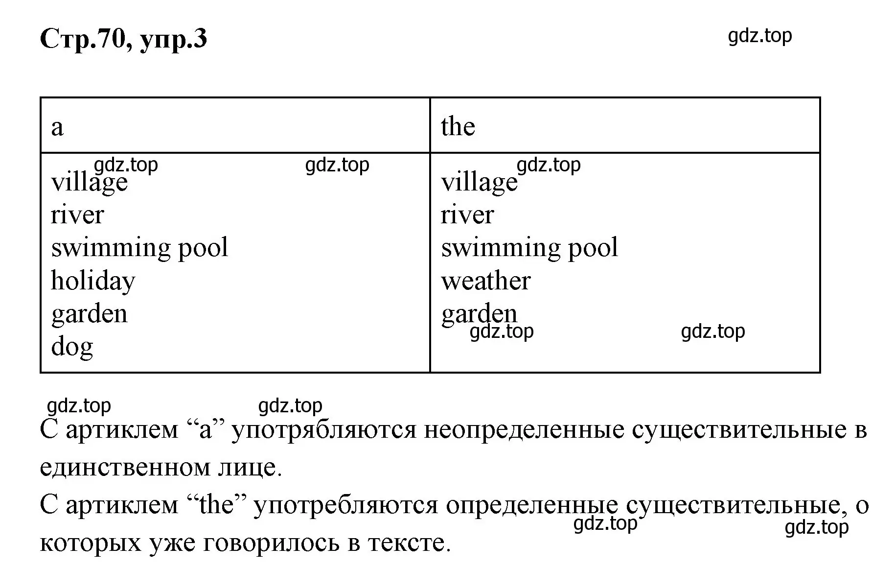 Решение номер 3 (страница 70) гдз по английскому языку 3 класс Вербицкая, Эббс, учебник 1 часть