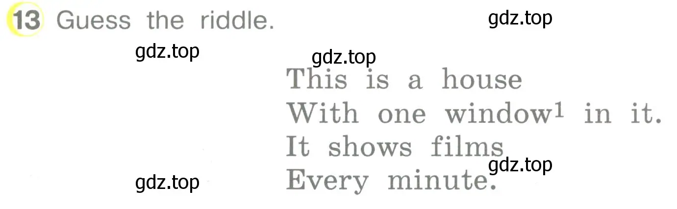 Условие номер 13 (страница 71) гдз по английскому языку 3 класс Верещагина, Притыкина, учебник 1 часть