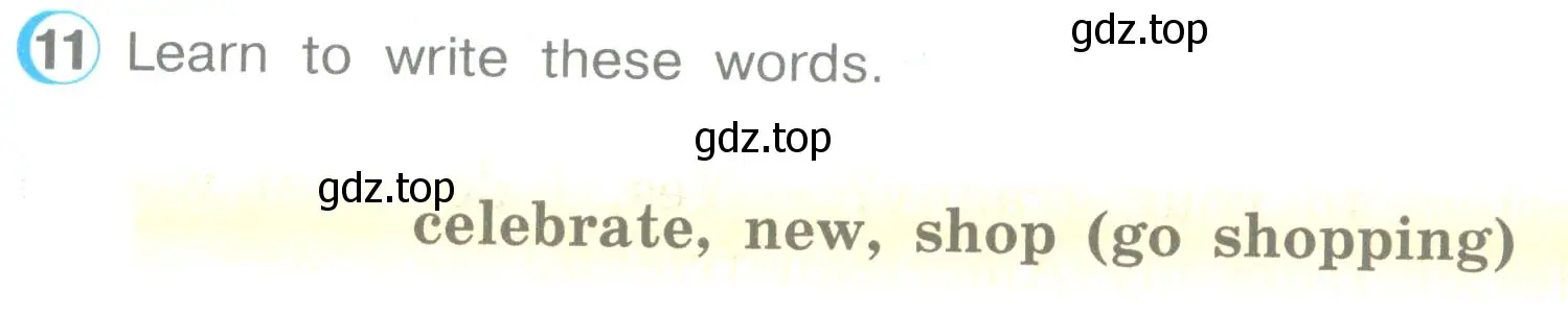 Условие номер 11 (страница 97) гдз по английскому языку 3 класс Верещагина, Притыкина, учебник 1 часть