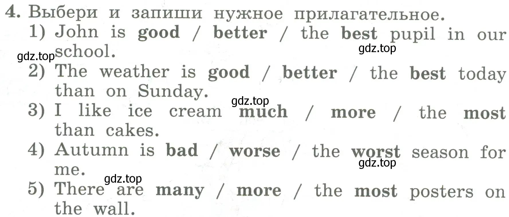 Условие номер 4 (страница 56) гдз по английскому языку 4 класс Биболетова, Денисенко, учебник