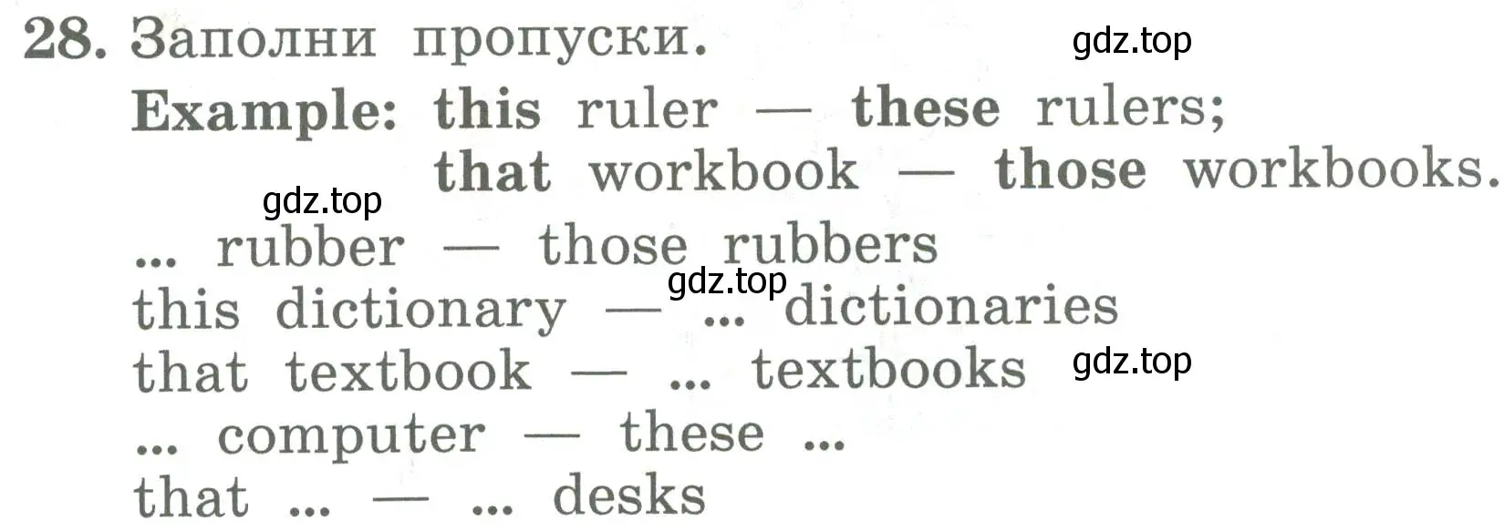 Условие номер 28 (страница 119) гдз по английскому языку 4 класс Биболетова, Денисенко, учебник