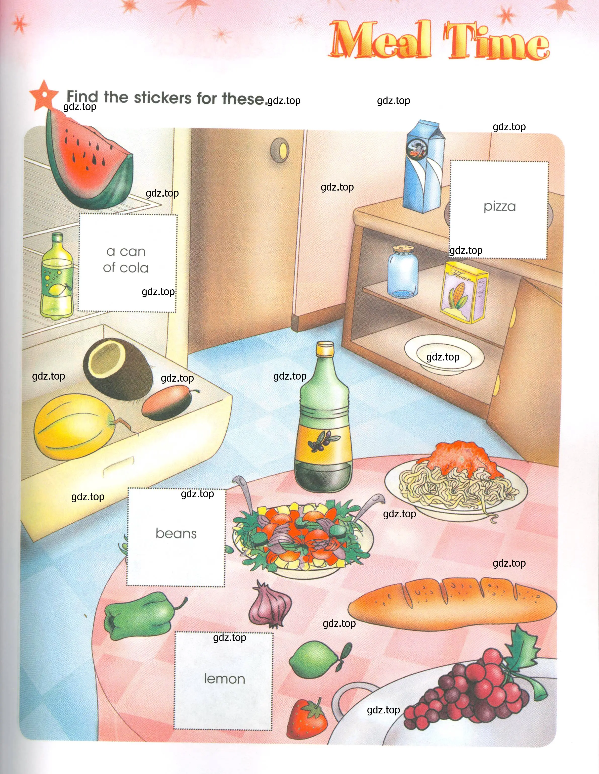 Условие  Meal Time (страница 65) гдз по английскому языку 4 класс Баранова, Дули, рабочая тетрадь 2 часть