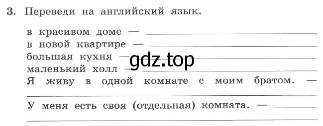 Условие номер 3 (страница 10) гдз по английскому языку 4 класс Биболетова, Денисенко, рабочая тетрадь с контрольными работами