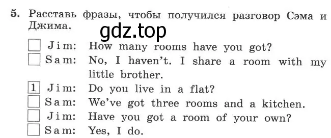 Условие номер 5 (страница 11) гдз по английскому языку 4 класс Биболетова, Денисенко, рабочая тетрадь с контрольными работами