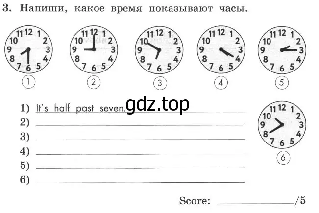 Условие номер 3 (страница 53) гдз по английскому языку 4 класс Биболетова, Денисенко, рабочая тетрадь с контрольными работами