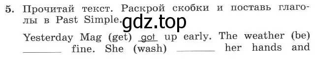 Условие номер 5 (страница 71) гдз по английскому языку 4 класс Биболетова, Денисенко, рабочая тетрадь с контрольными работами