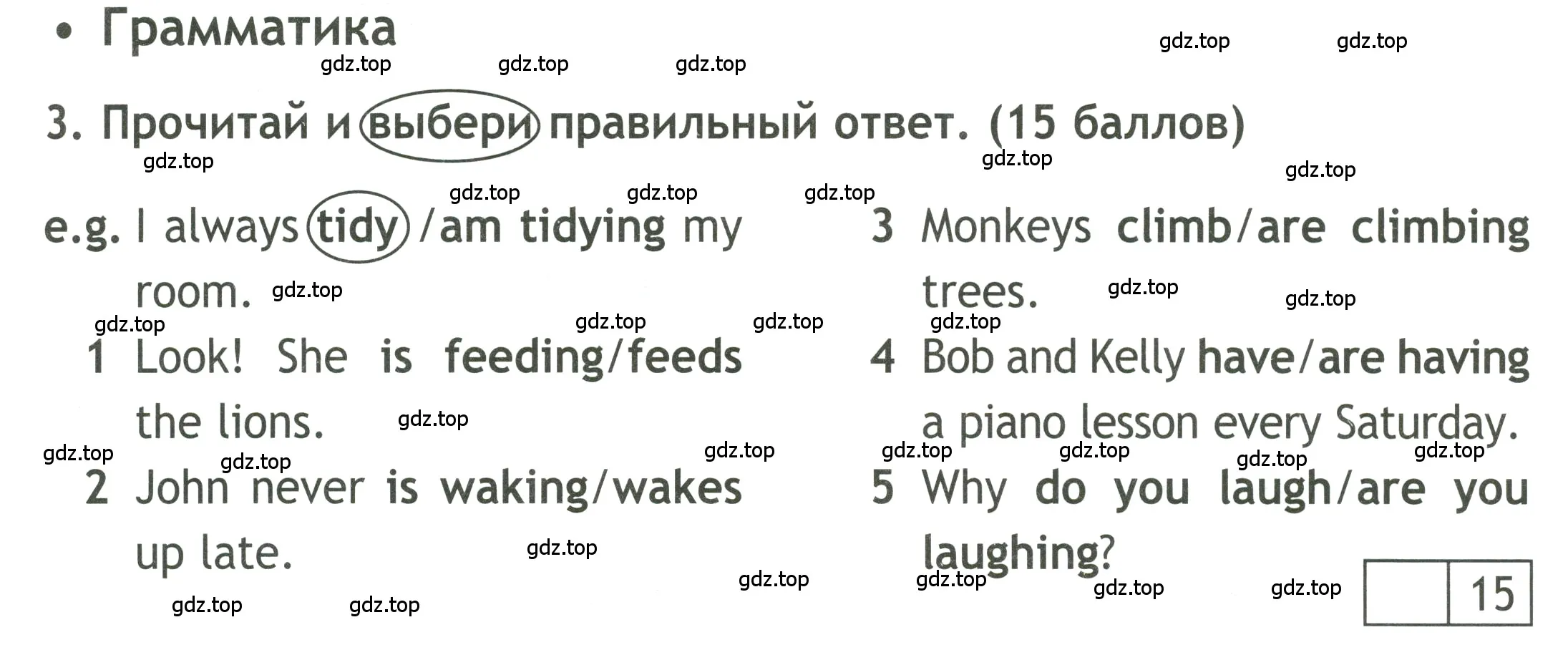 Условие номер 3 (страница 29) гдз по английскому языку 4 класс Быкова, Дули, контрольные задания