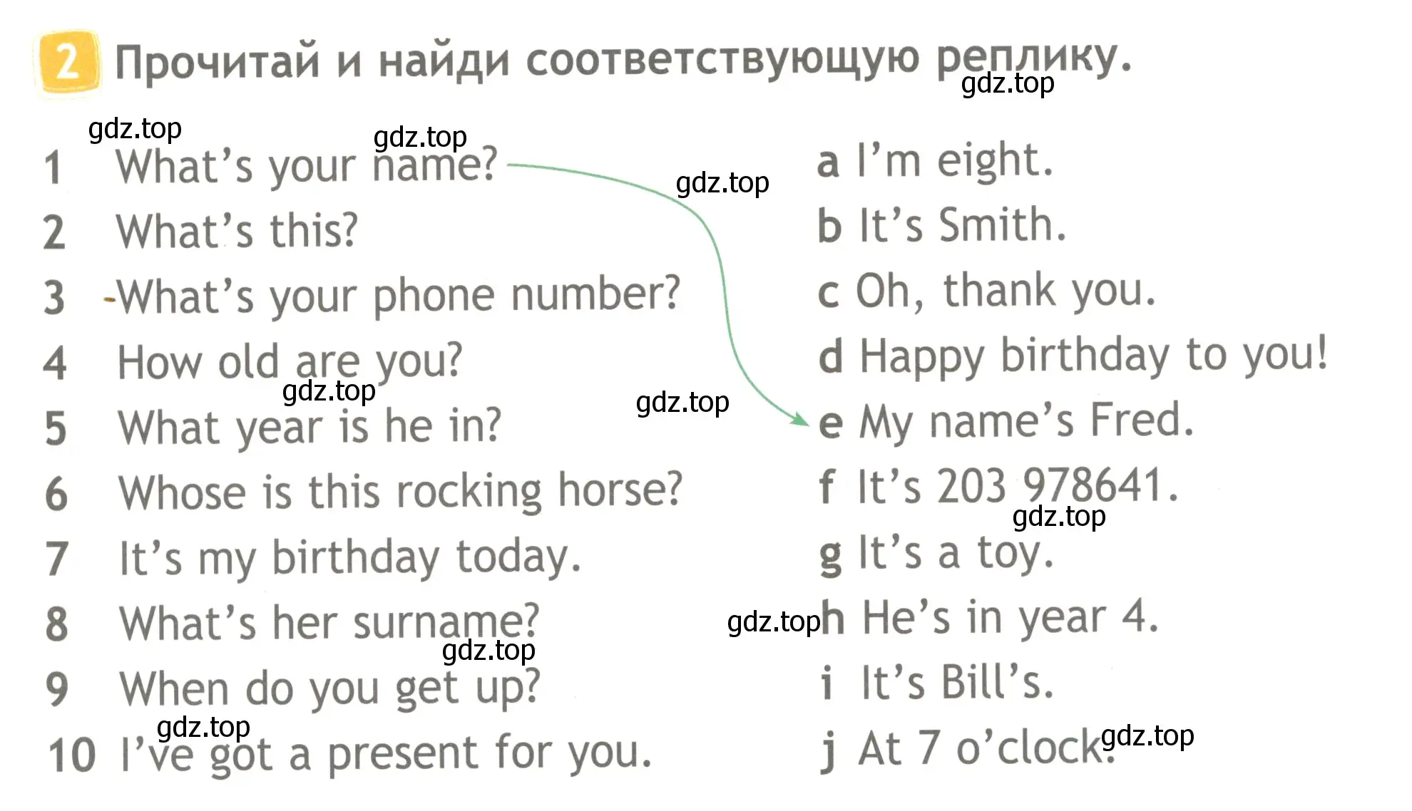 Условие номер 2 (страница 4) гдз по английскому языку 4 класс Быкова, Дули, рабочая тетрадь