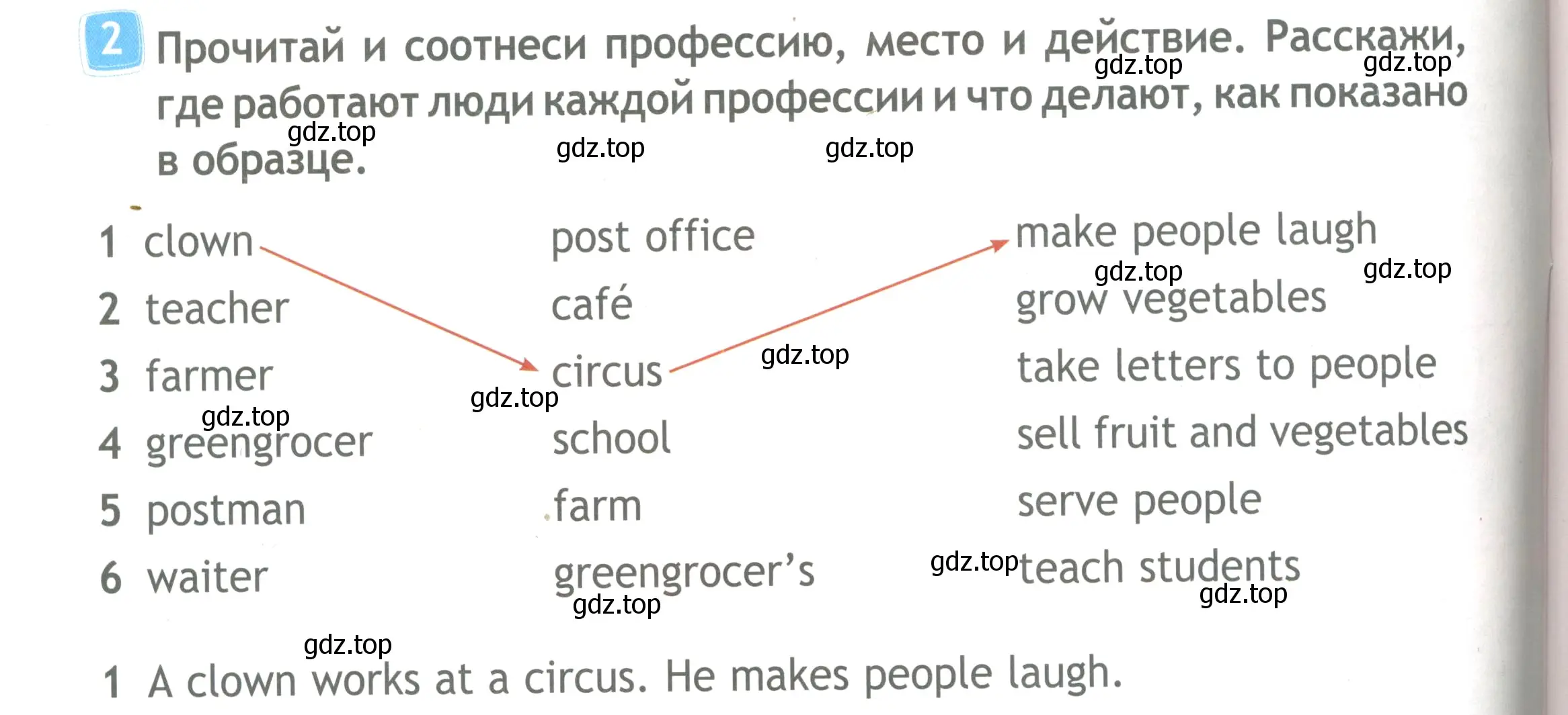 Условие номер 2 (страница 14) гдз по английскому языку 4 класс Быкова, Дули, рабочая тетрадь