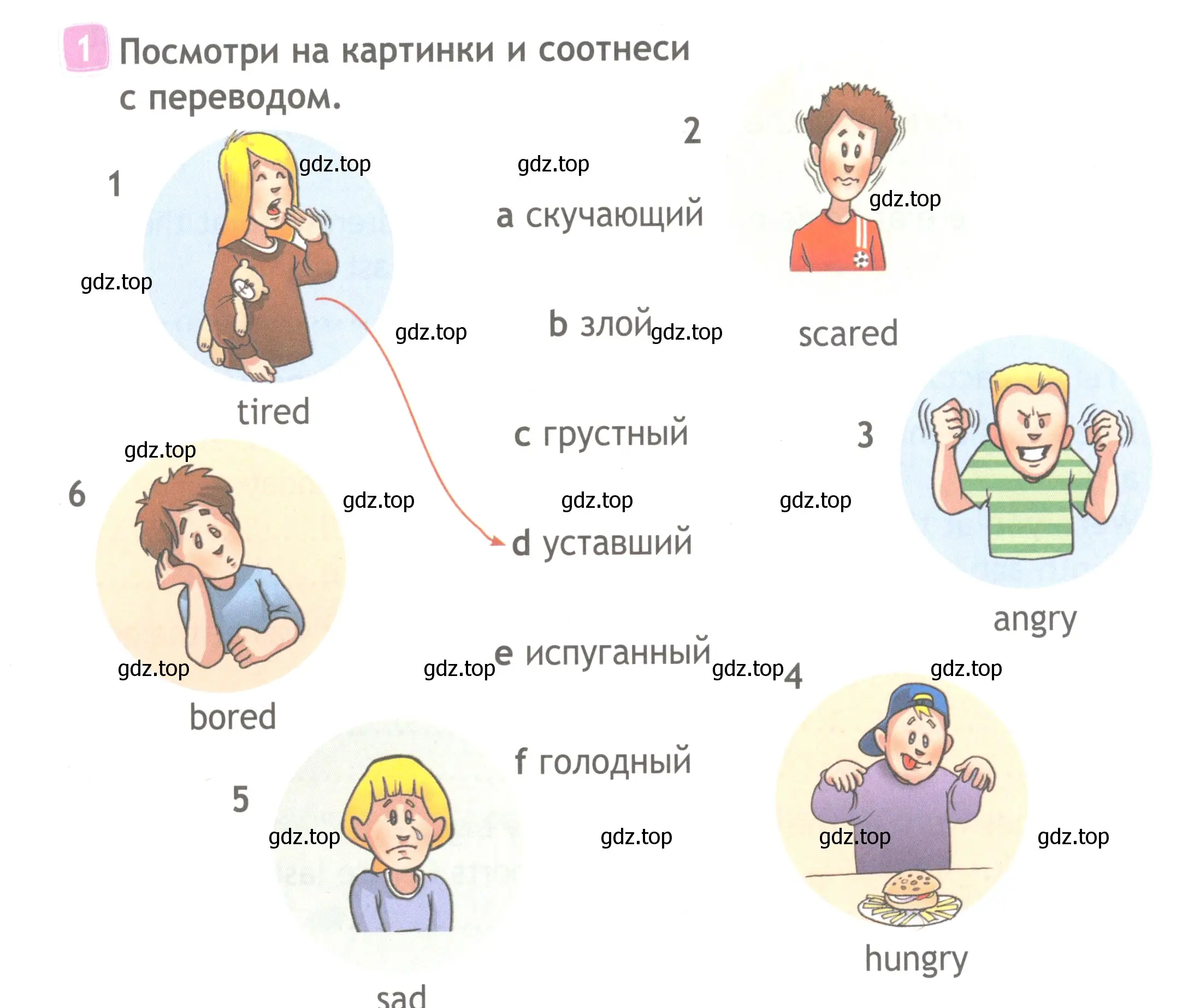 Условие номер 1 (страница 40) гдз по английскому языку 4 класс Быкова, Дули, рабочая тетрадь