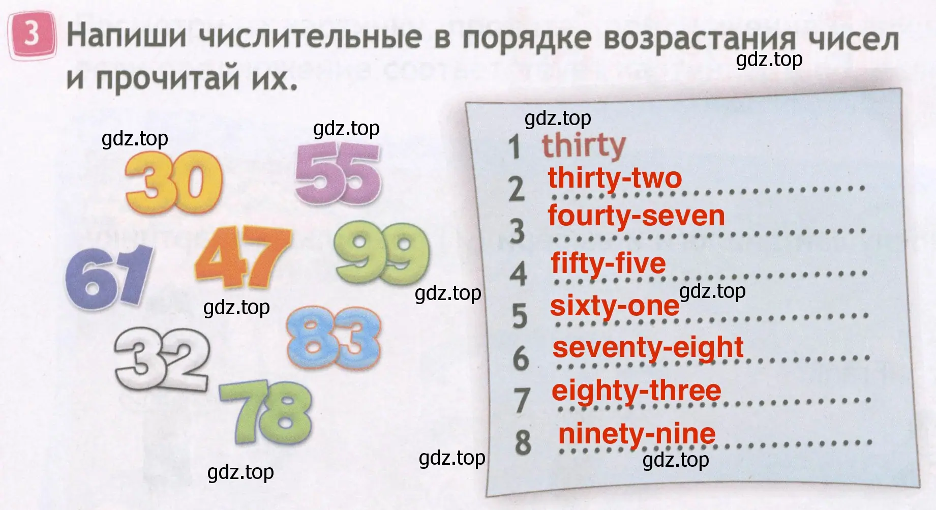 Решение 4. номер 3 (страница 9) гдз по английскому языку 4 класс Быкова, Дули, рабочая тетрадь