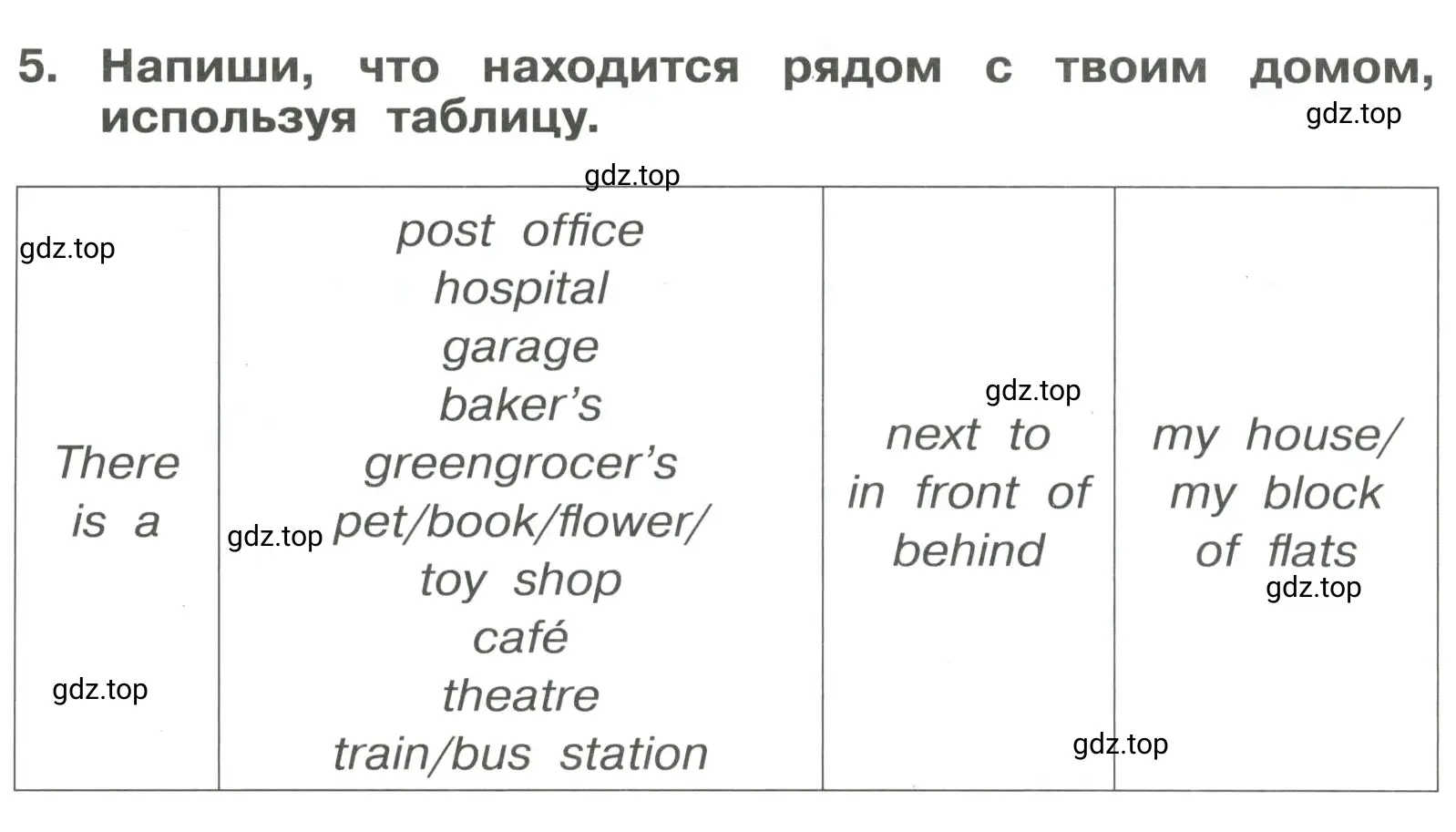 Решение 3. номер 5 (страница 37) гдз по английскому языку 4 класс Быкова, Поспелова, сборник упражнений