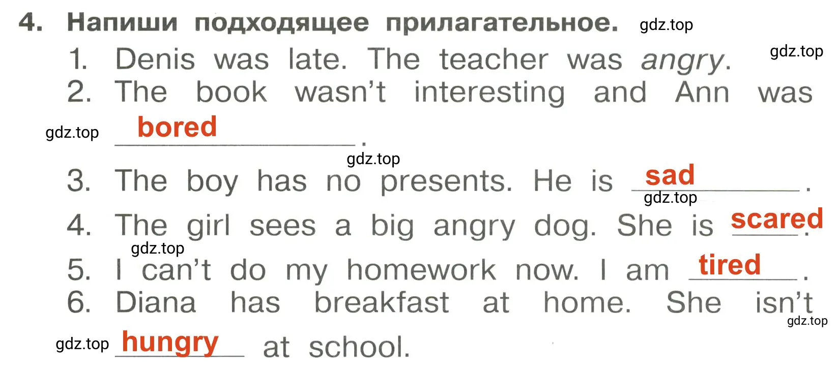 Решение 3. номер 4 (страница 82) гдз по английскому языку 4 класс Быкова, Поспелова, сборник упражнений