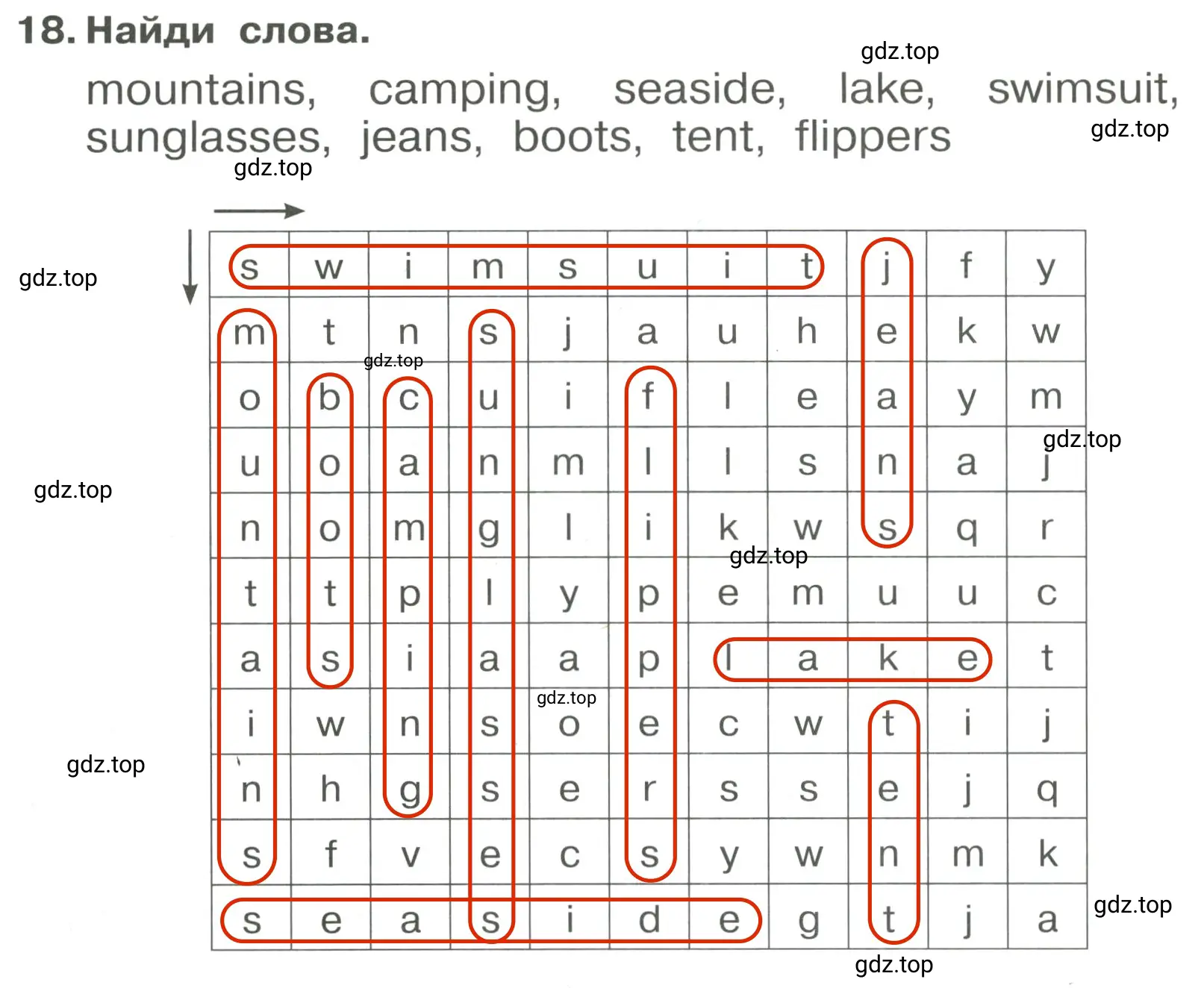 Решение 3. номер 18 (страница 138) гдз по английскому языку 4 класс Быкова, Поспелова, сборник упражнений