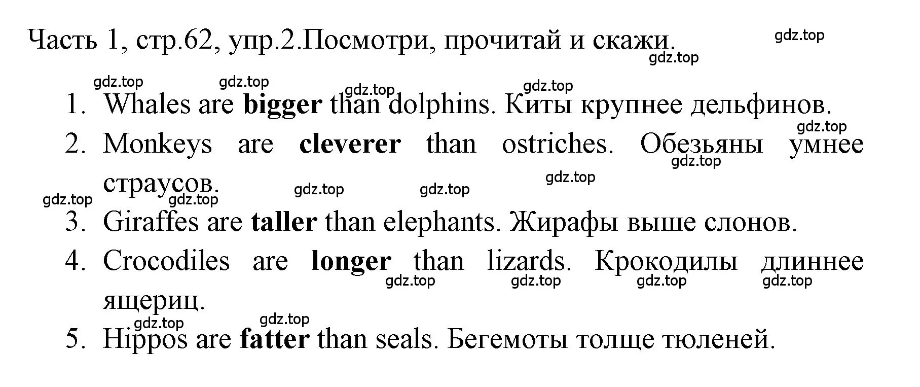 Решение номер 3 (страница 62) гдз по английскому языку 4 класс Быкова, Дули, учебник 1 часть