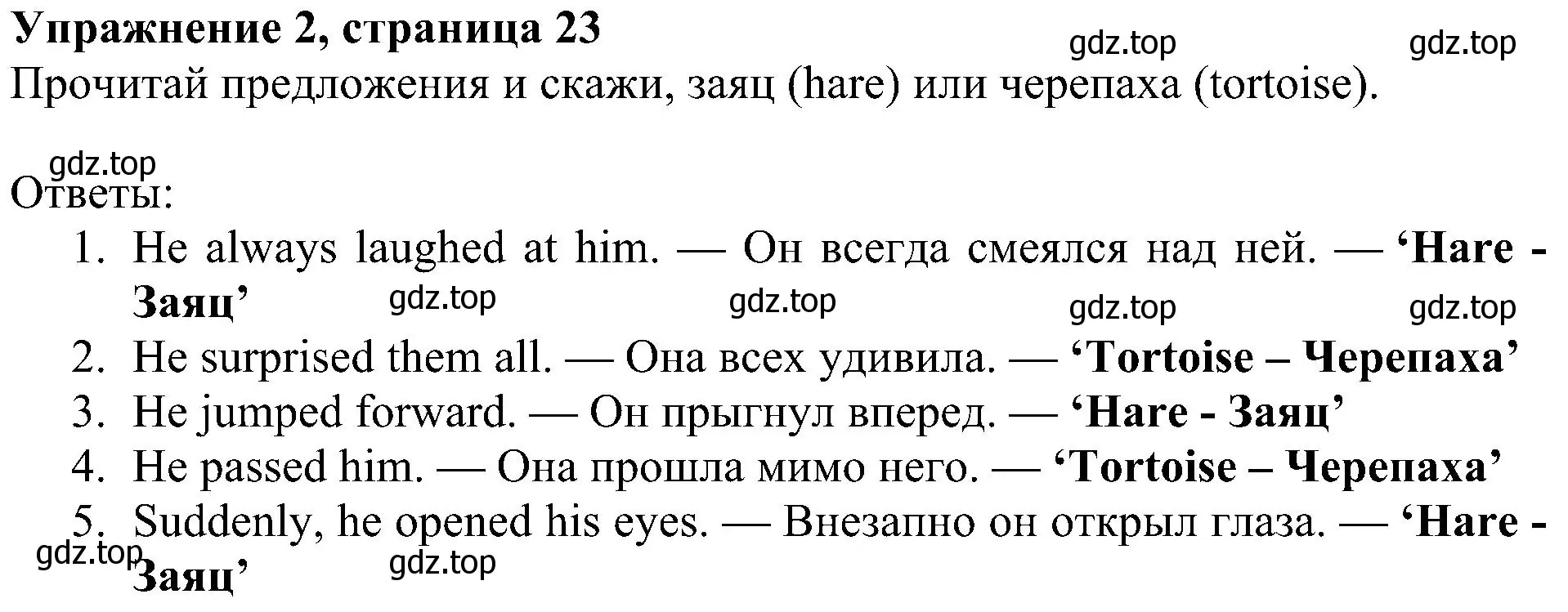 Решение 3. номер 2 (страница 23) гдз по английскому языку 4 класс Быкова, Дули, учебник 2 часть