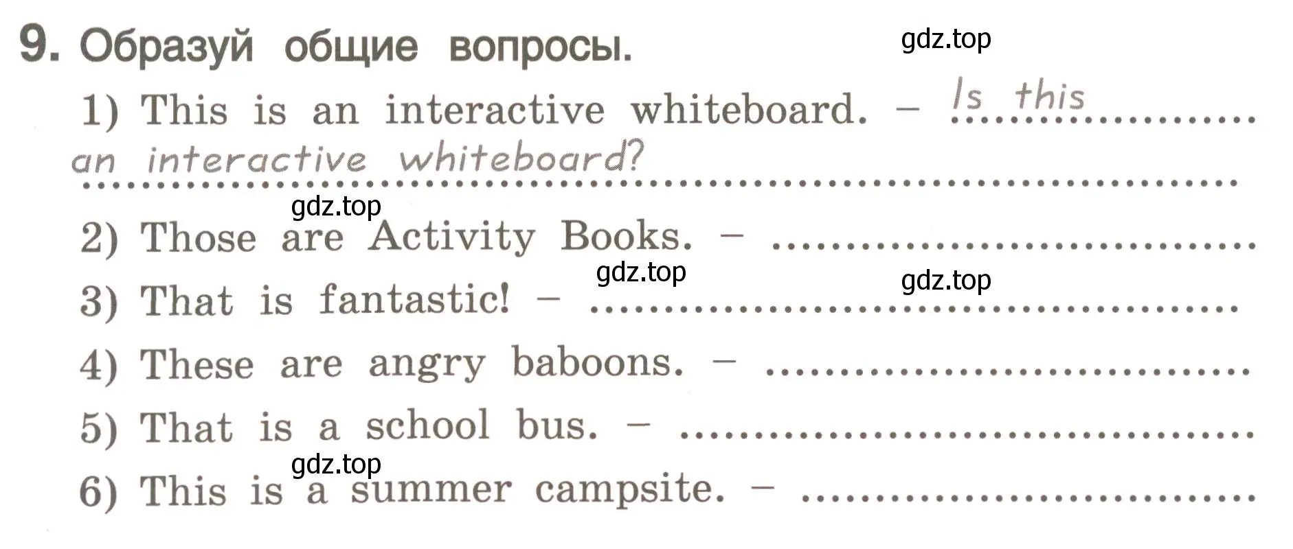 Условие номер 9 (страница 46) гдз по английскому языку 4 класс Комарова, Малова, пособие по грамматике 1 часть