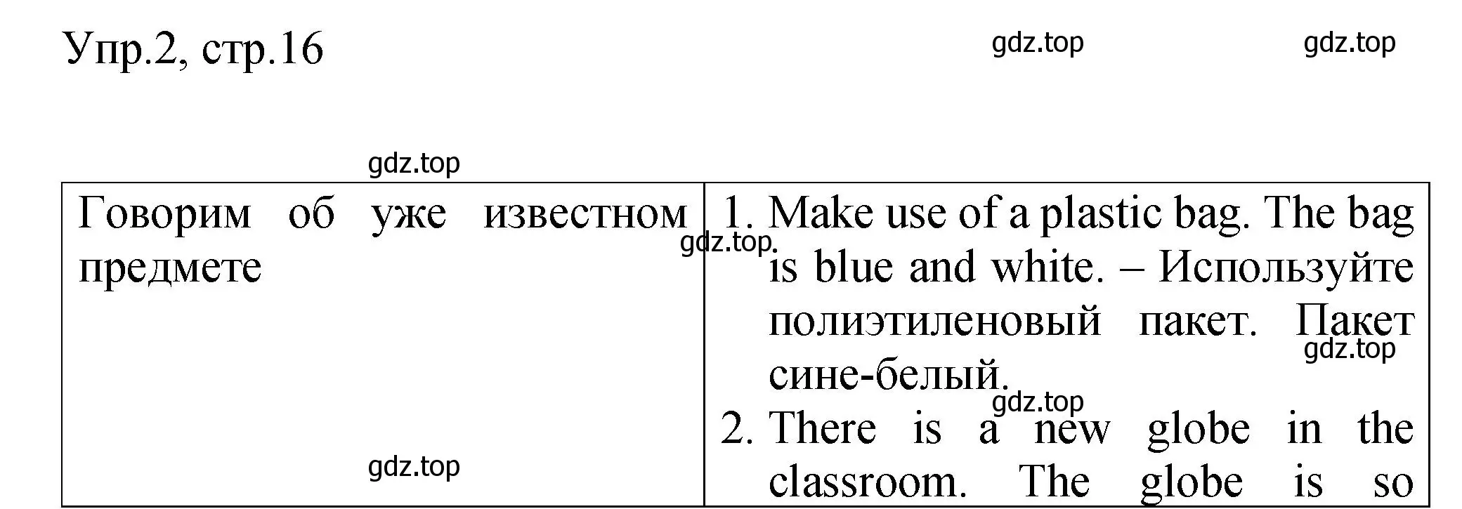 Решение номер 2 (страница 16) гдз по английскому языку 4 класс Комарова, Малова, пособие по грамматике 1 часть