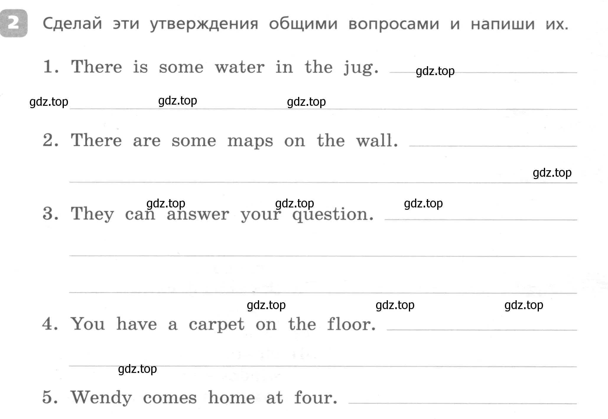 Условие номер 2 (страница 39) гдз по английскому языку 4 класс Афанасьева, Михеева, контрольные работы