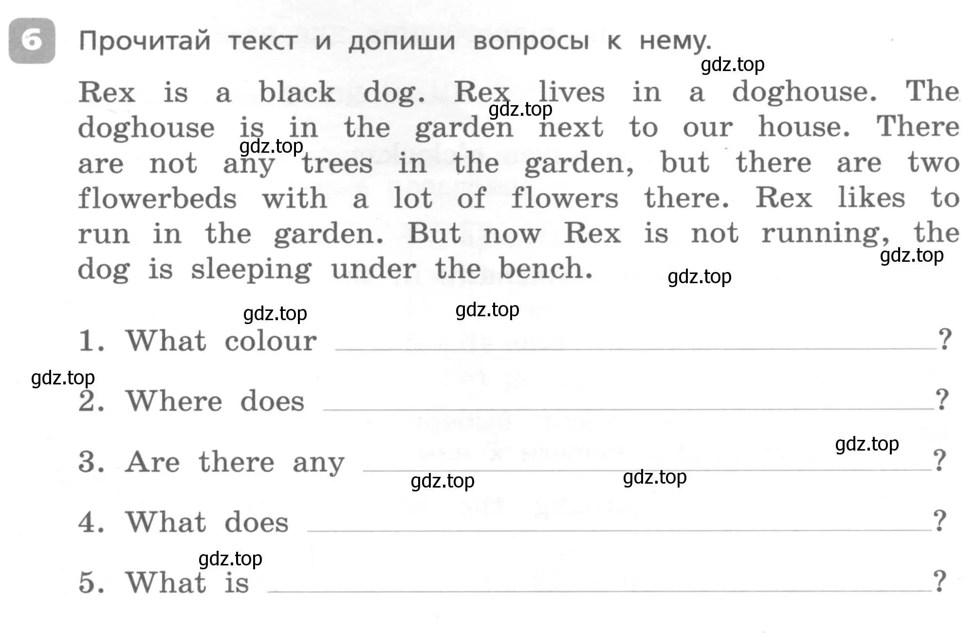 Условие номер 6 (страница 41) гдз по английскому языку 4 класс Афанасьева, Михеева, контрольные работы