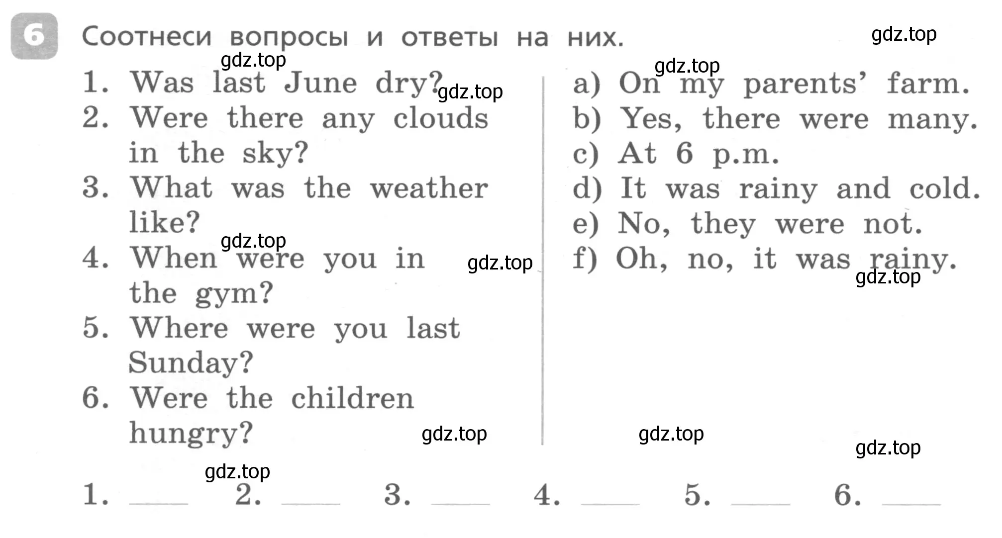 Условие номер 6 (страница 78) гдз по английскому языку 4 класс Афанасьева, Михеева, контрольные работы