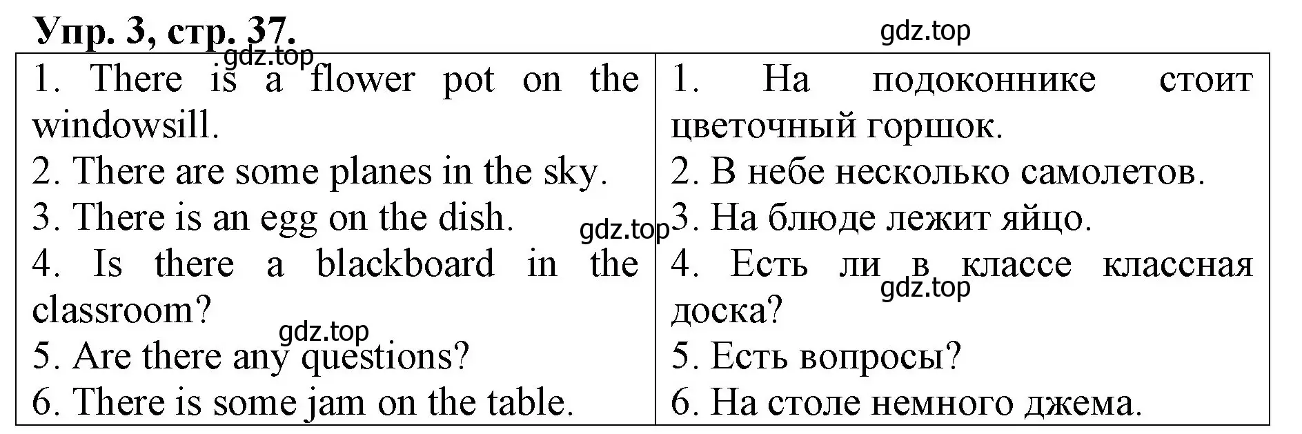 Решение номер 3 (страница 37) гдз по английскому языку 4 класс Афанасьева, Михеева, контрольные работы