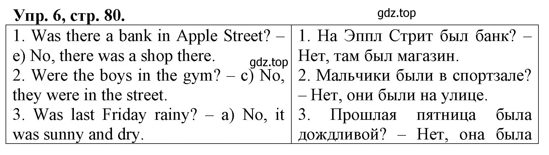 Решение номер 6 (страница 80) гдз по английскому языку 4 класс Афанасьева, Михеева, контрольные работы