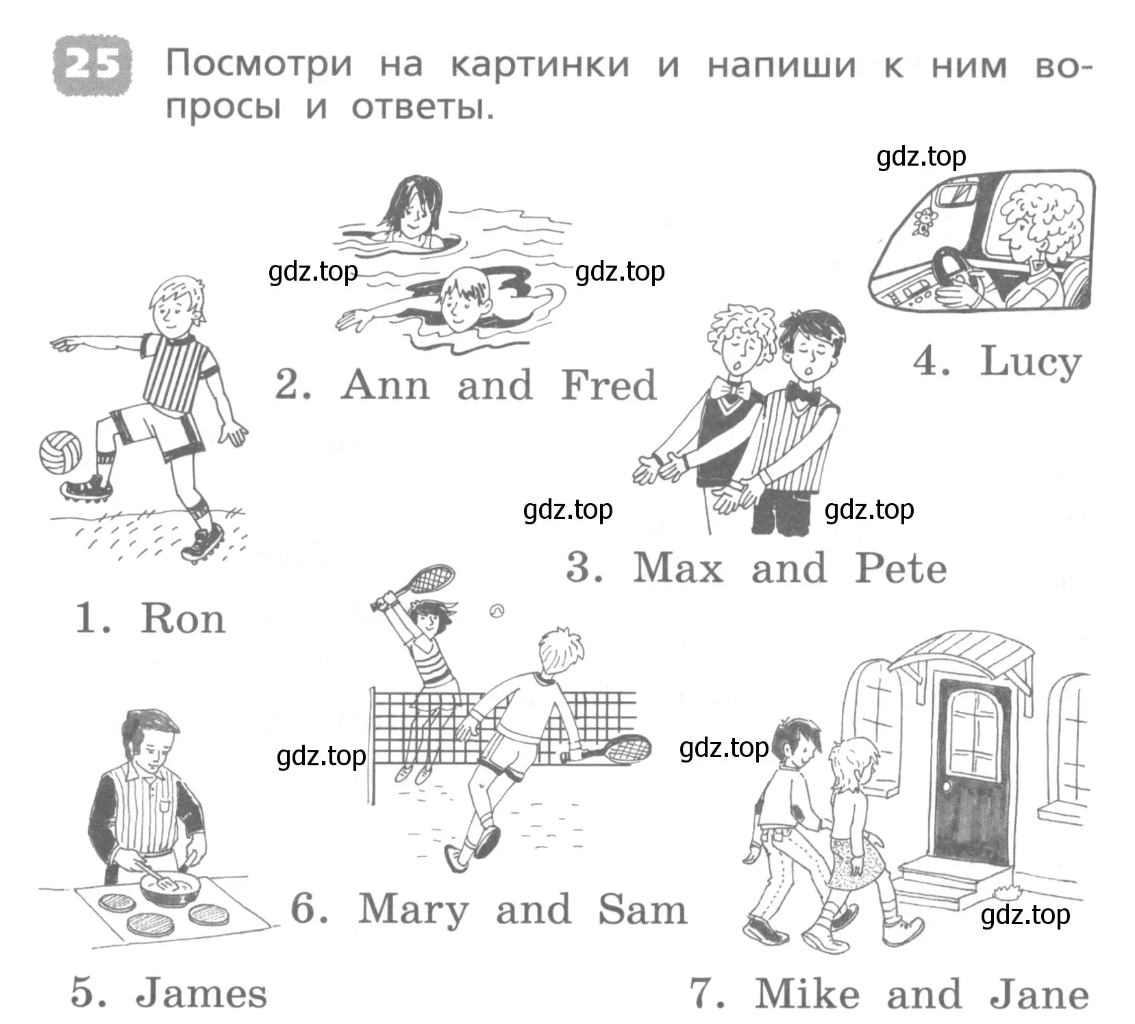 Условие номер 25 (страница 42) гдз по английскому языку 4 класс Афанасьева, Михеева, лексико-грамматический практикум