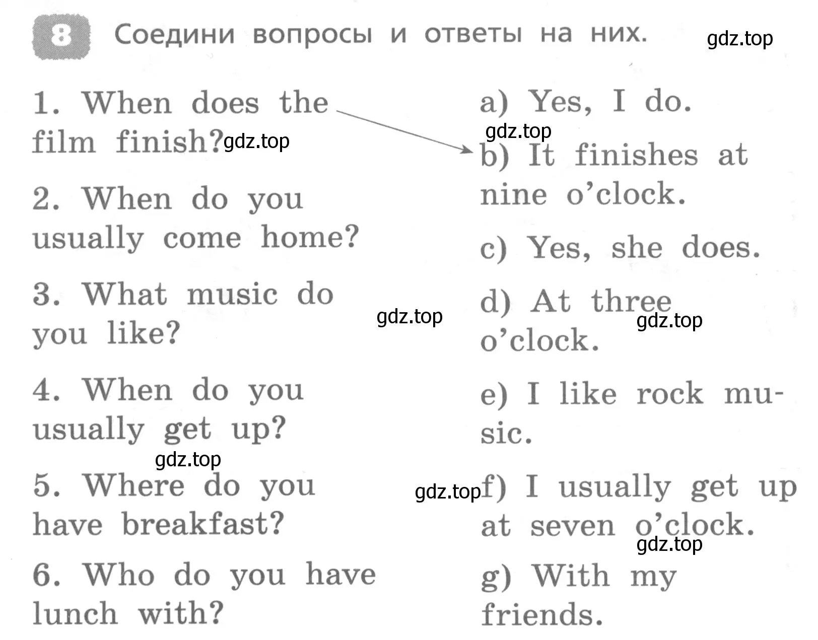 Условие номер 8 (страница 30) гдз по английскому языку 4 класс Афанасьева, Михеева, лексико-грамматический практикум