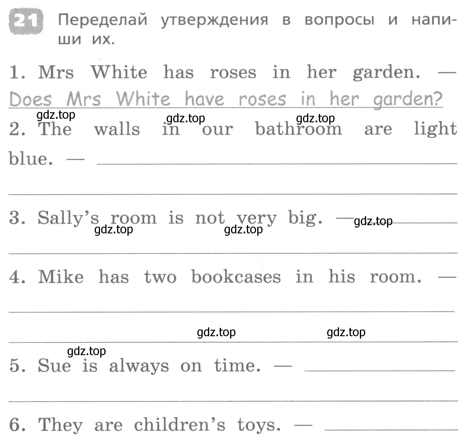 Условие номер 21 (страница 67) гдз по английскому языку 4 класс Афанасьева, Михеева, лексико-грамматический практикум