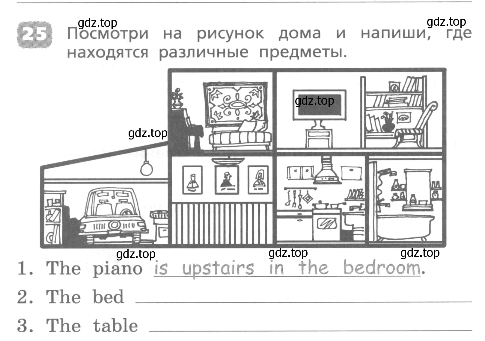 Условие номер 25 (страница 70) гдз по английскому языку 4 класс Афанасьева, Михеева, лексико-грамматический практикум