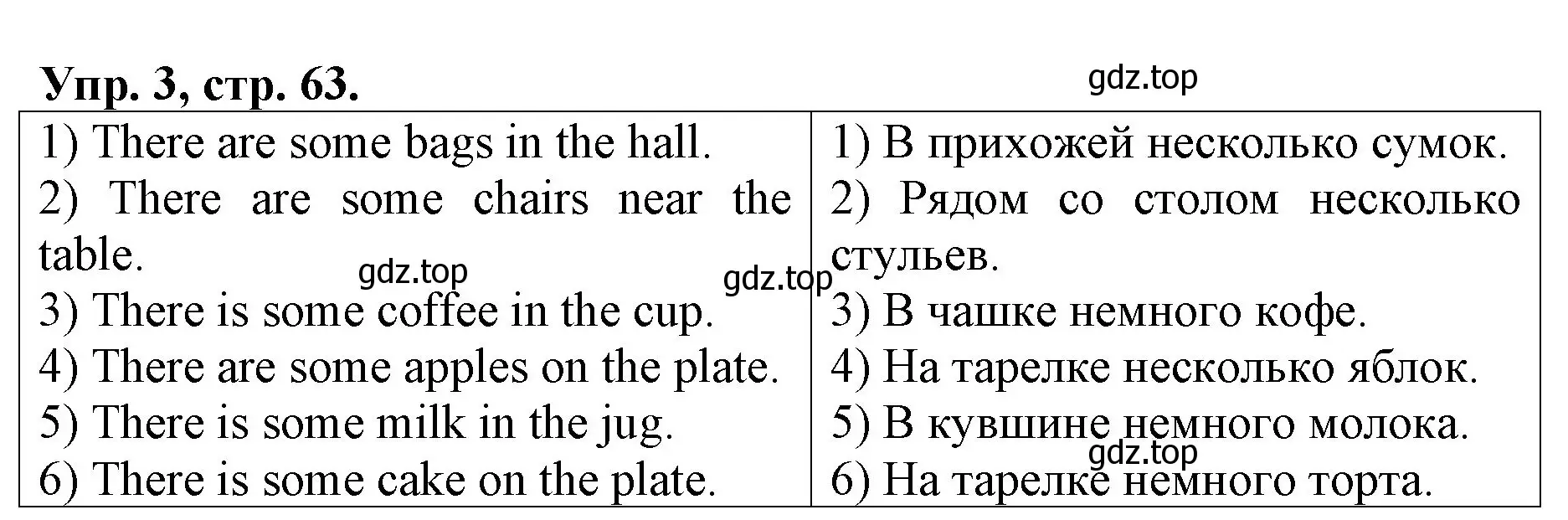 Решение номер 3 (страница 63) гдз по английскому языку 4 класс Афанасьева, Михеева, рабочая тетрадь