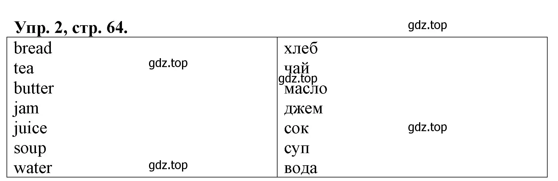 Решение номер 2 (страница 64) гдз по английскому языку 4 класс Афанасьева, Михеева, рабочая тетрадь