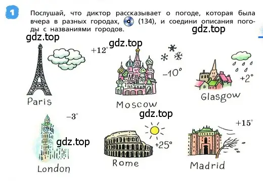 Условие номер 1 (страница 51) гдз по английскому языку 4 класс Афанасьева, Михеева, учебник 2 часть