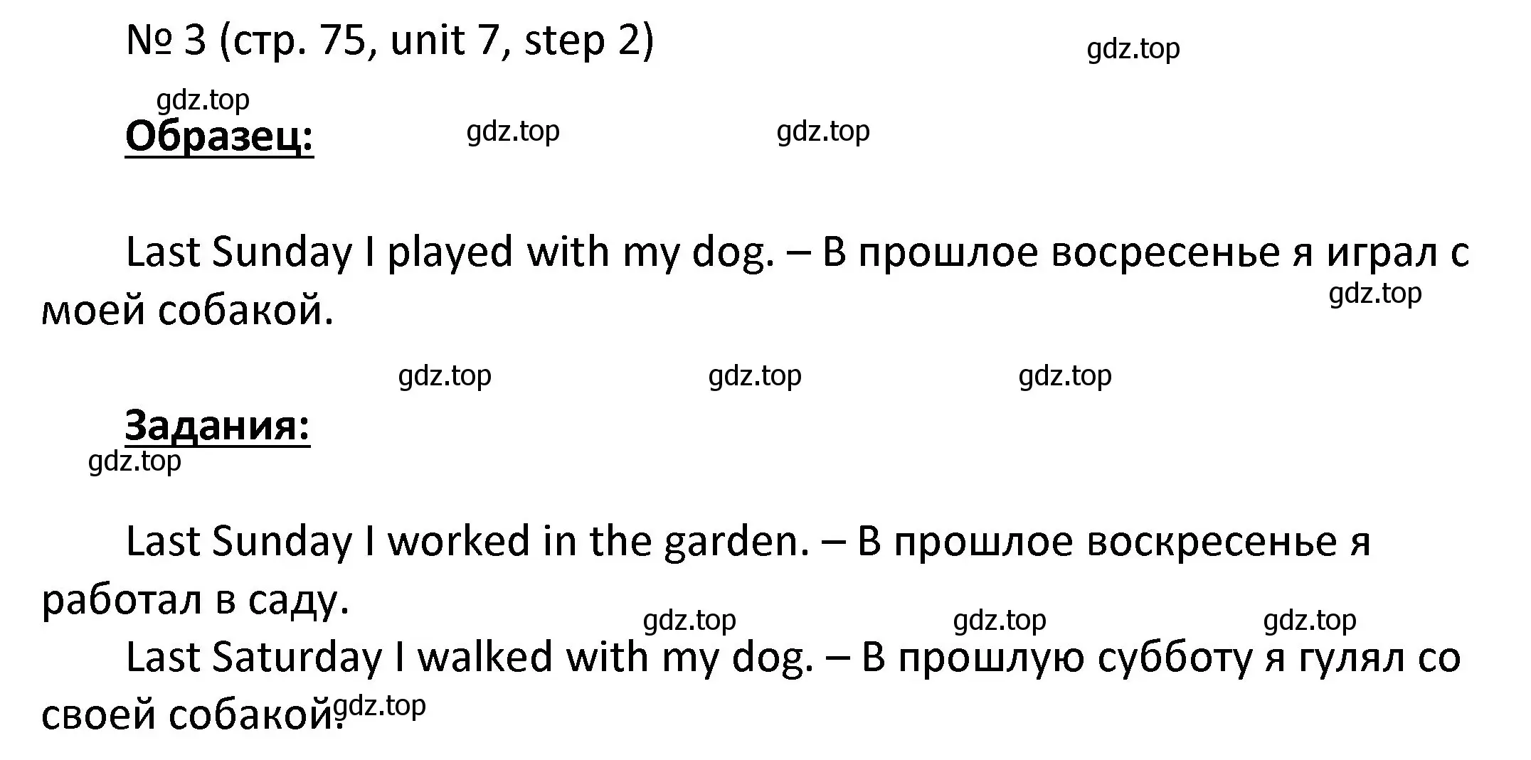 Решение номер 3 (страница 75) гдз по английскому языку 4 класс Афанасьева, Михеева, учебник 2 часть