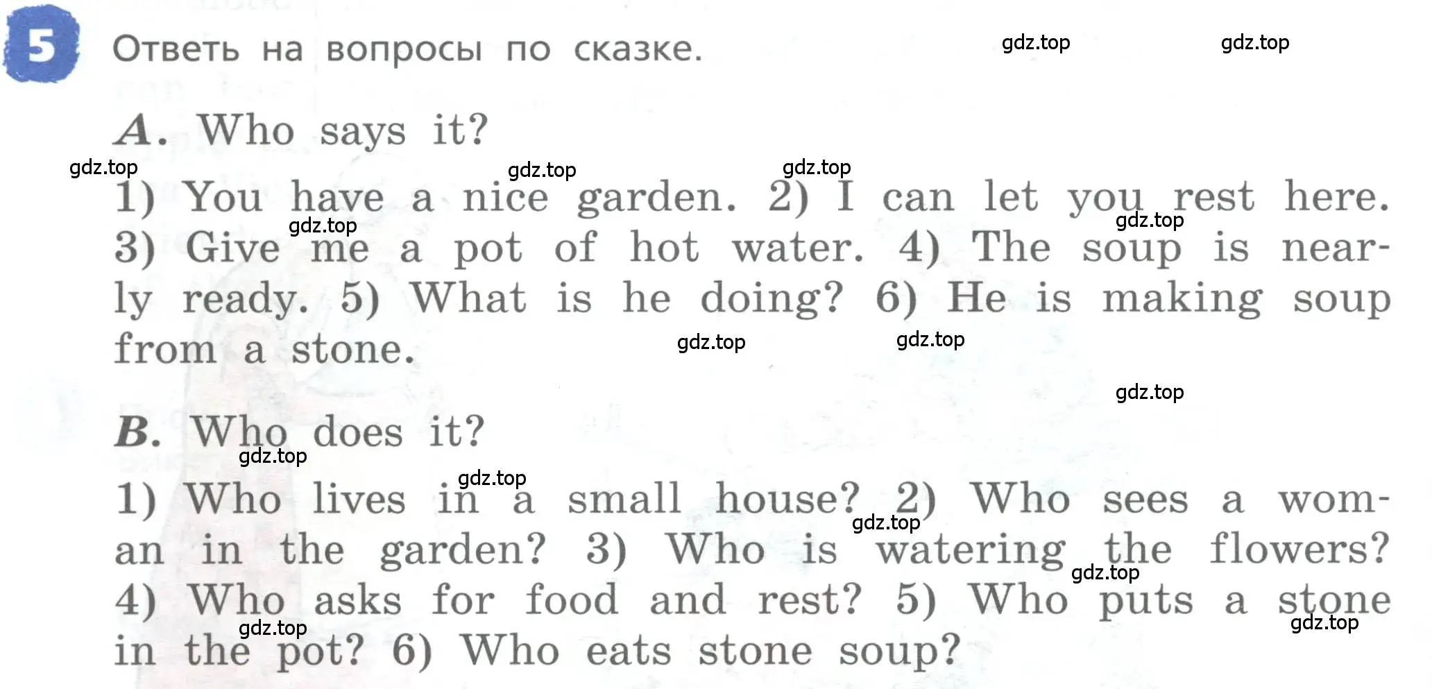 Условие номер 5 (страница 24) гдз по английскому языку 4 класс Афанасьева, Михеева, книга для чтения