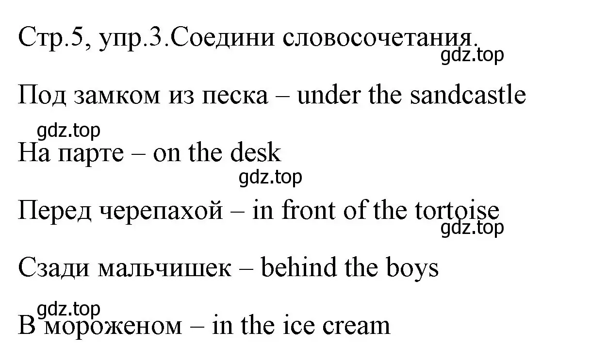 Решение номер 3 (страница 5) гдз по английскому языку 4 класс Юшина, грамматический тренажёр