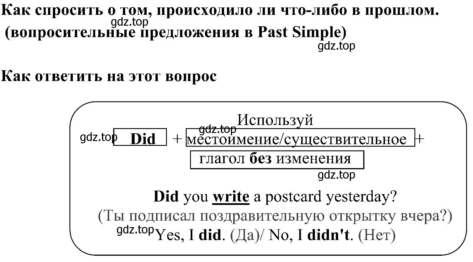 Решение 2. номер 12 (страница 104) гдз по английскому языку 4 класс Юшина, грамматический тренажёр