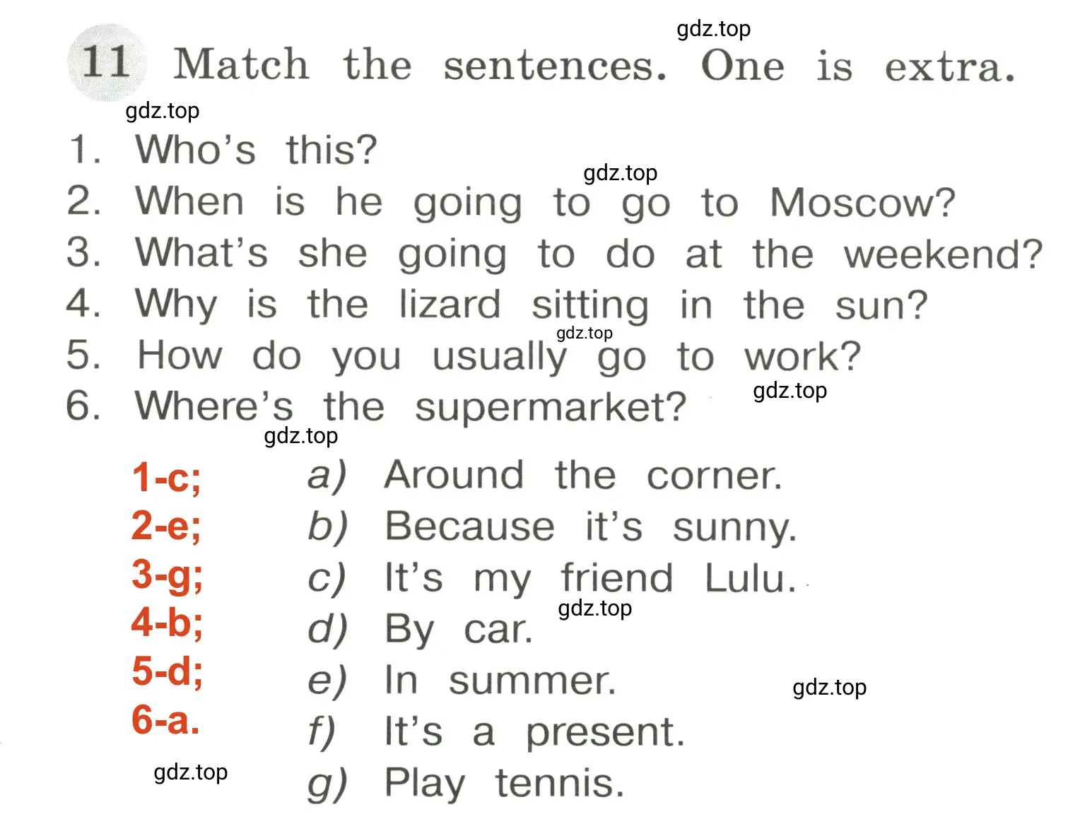 Решение 3. номер 11 (страница 120) гдз по английскому языку 4 класс Юшина, грамматический тренажёр