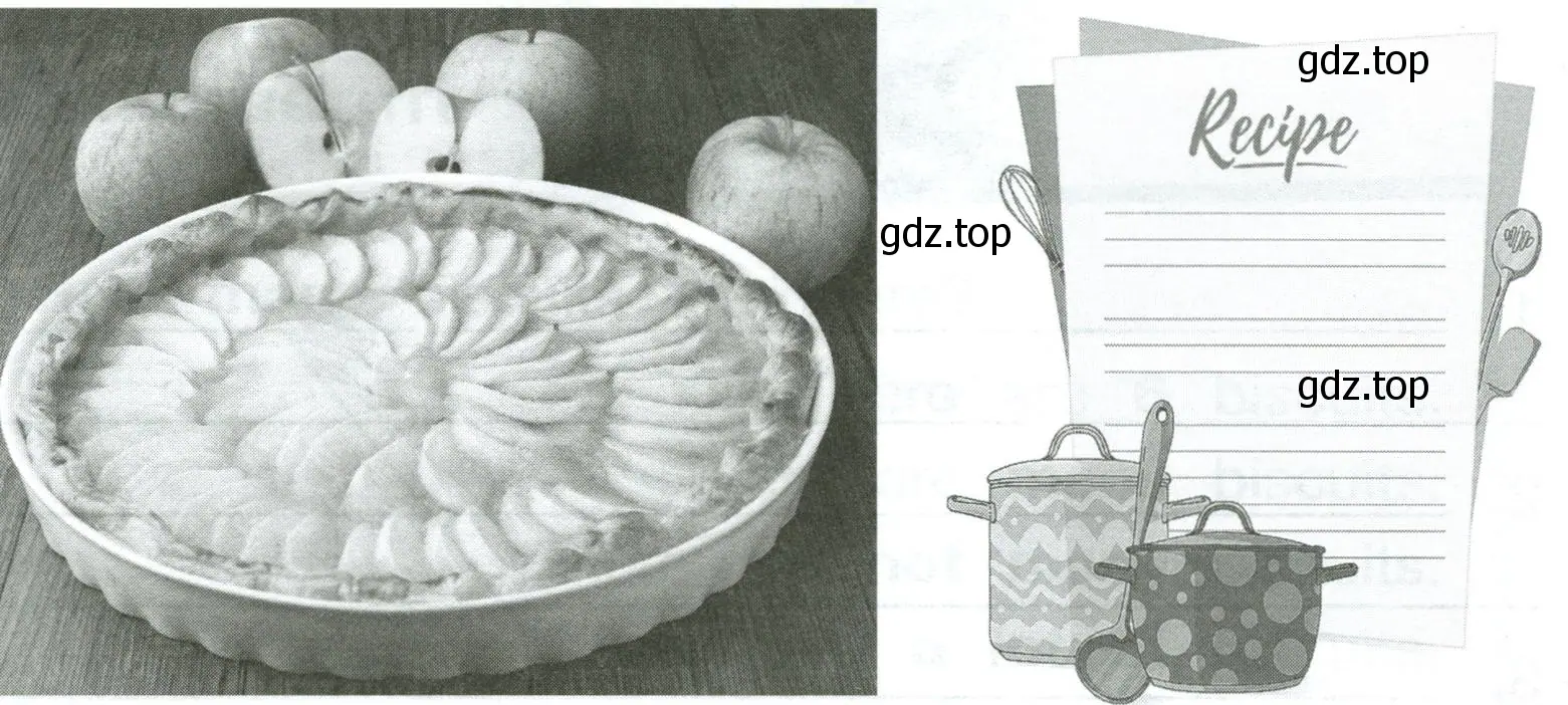 How much food do you need to make an apple cake?