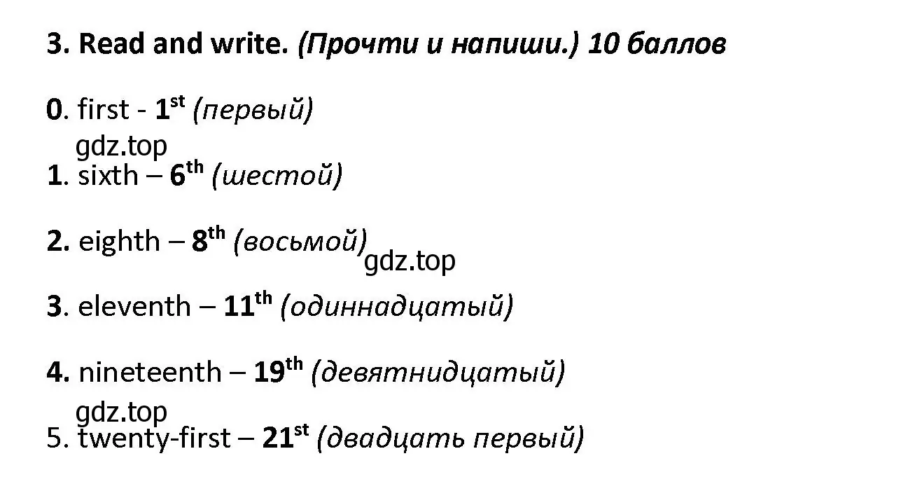 Решение номер 3 (страница 87) гдз по английскому языку 4 класс Баранова, Дули, контрольные задания